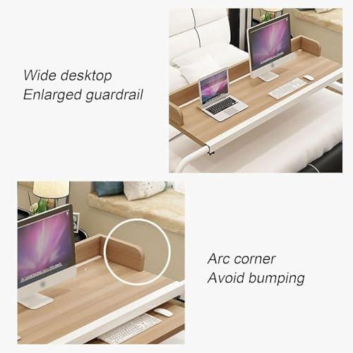 Generic Height Adjustable Laptop Table for Sofa or Bed - Portable Sit-Stand Desk for Home Office Workspace - Standing Computer Desk for Comfortable Work from Anywhere