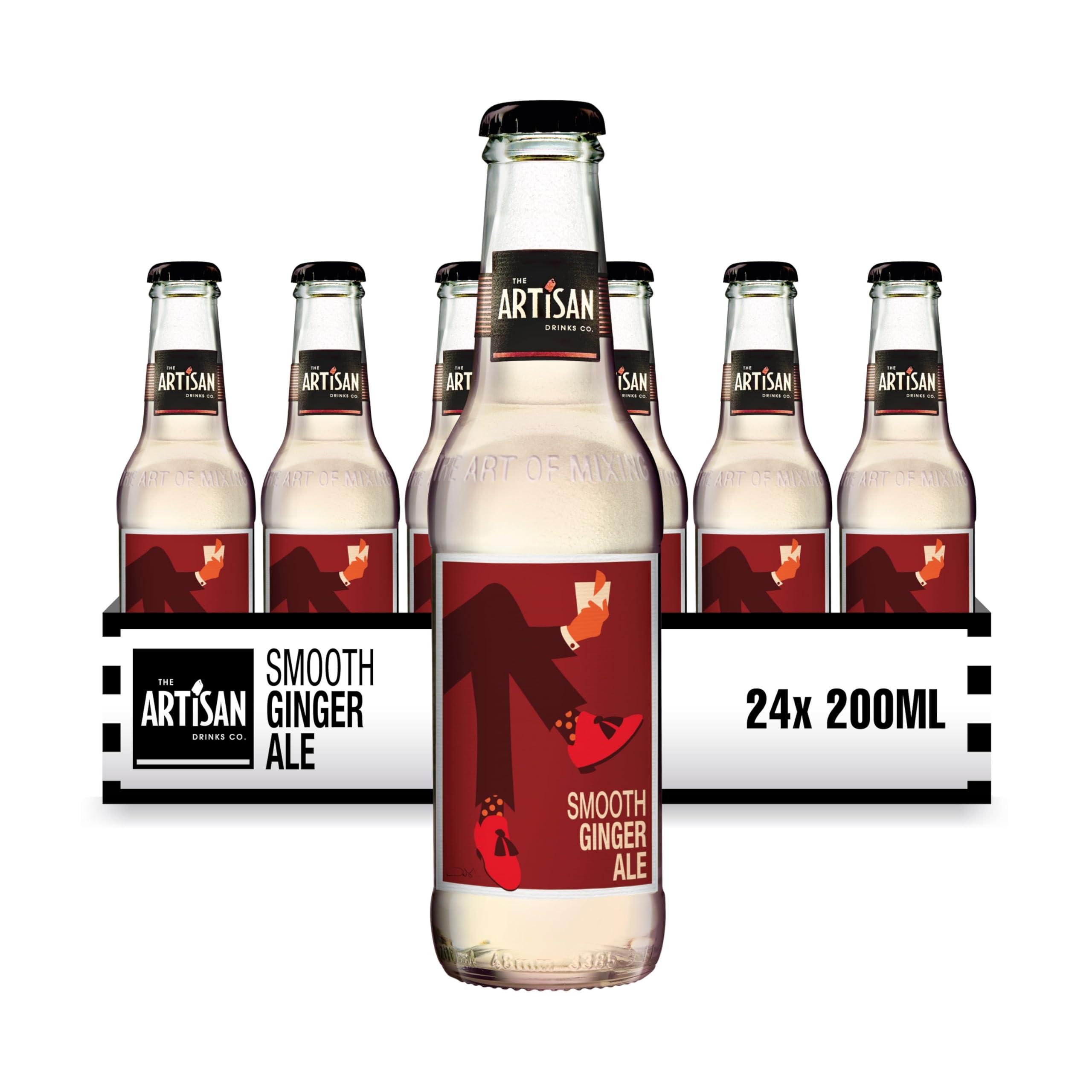 The Artisan Drinks Company The Artisan Drinks Company Smooth Ginger Ale - 200mlx24 Bottles of Ginger Ale - Natural Ingredients - the perfect partner for dark spirits such as Whiskey and Rum