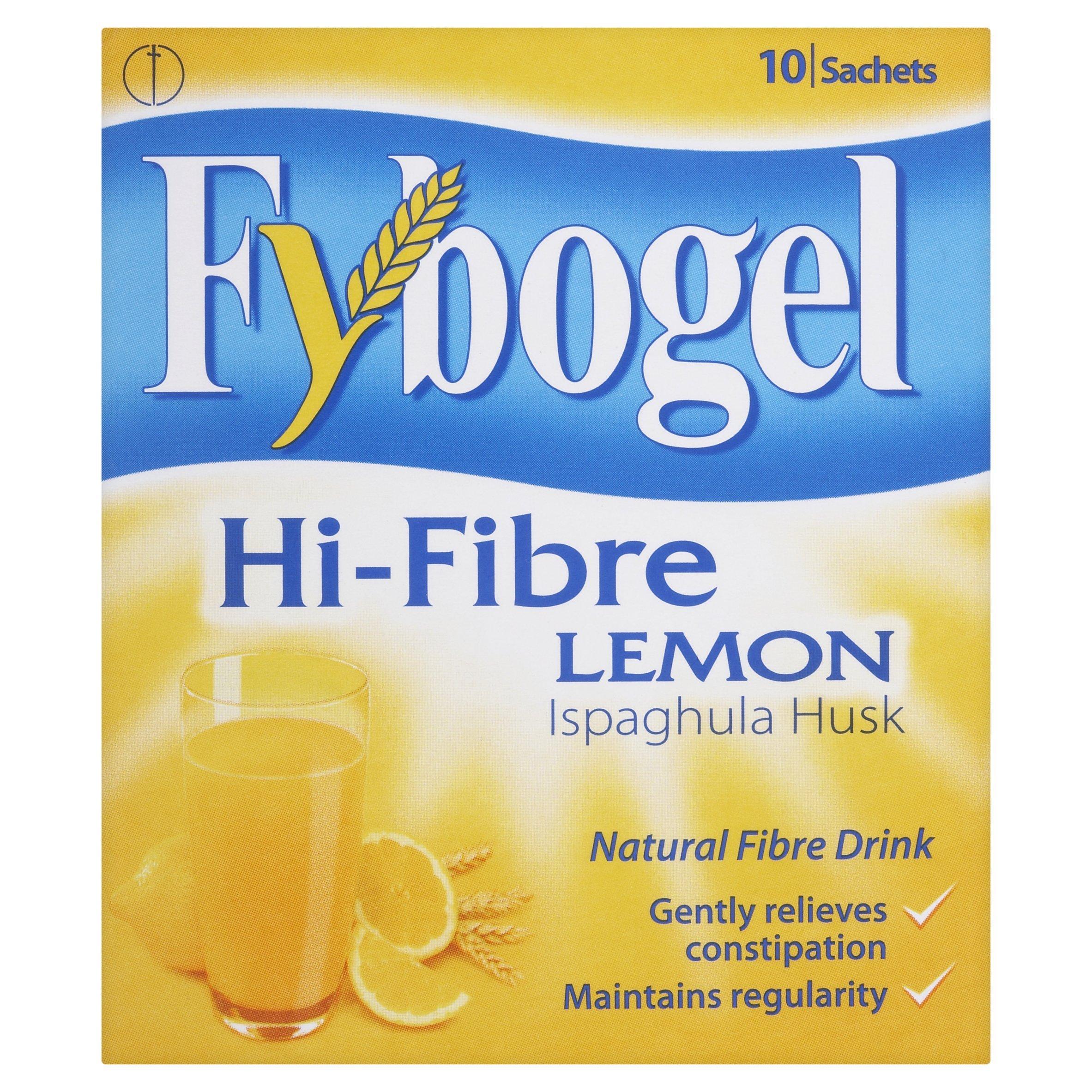 Fybogel Fybogel Natural Hi-Fibre Lemon Fibre Drink Sachets - Pack of 20