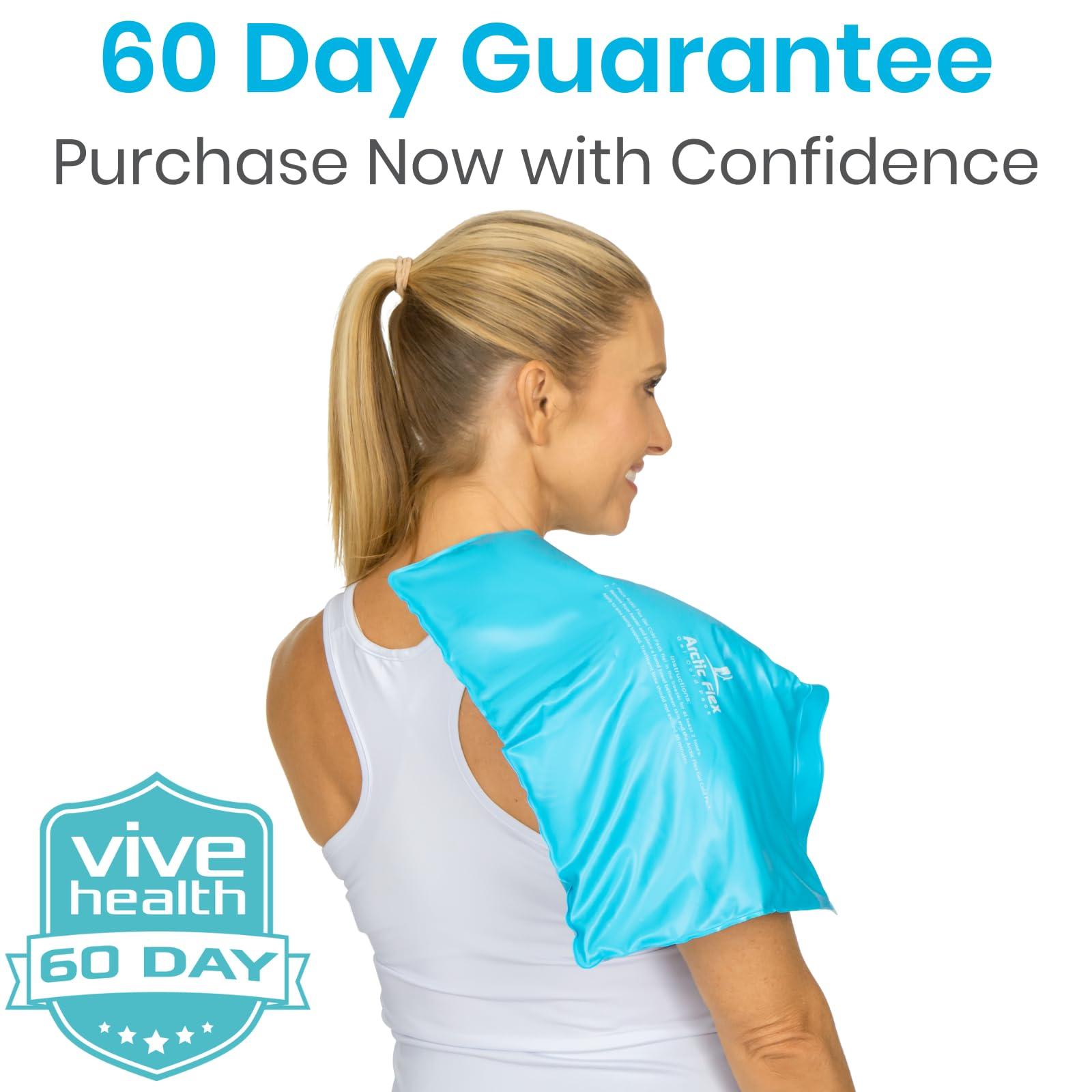 Arctic Flex Arctic Flex Reusable Gel Ice Pack - Cold Therapy Ice Bag - Medical Freezer Pad - Hot/Heated Compress Wrap for Knee, Shoulder, Back and Ankle - Flexible, Soft & Instant