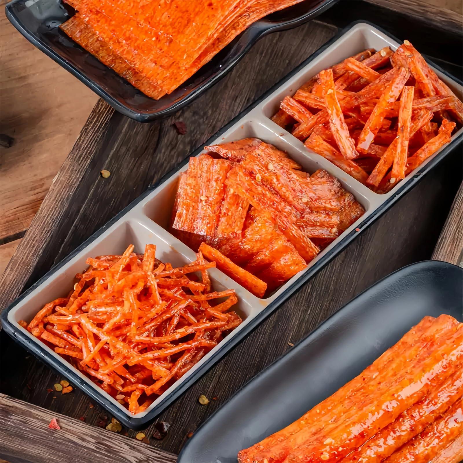 MKSDDF MKSDDF-100g Latiao Handmade spicy strips Chinese specialty snacks Spicy strips combination Spicy gluten Snack latio