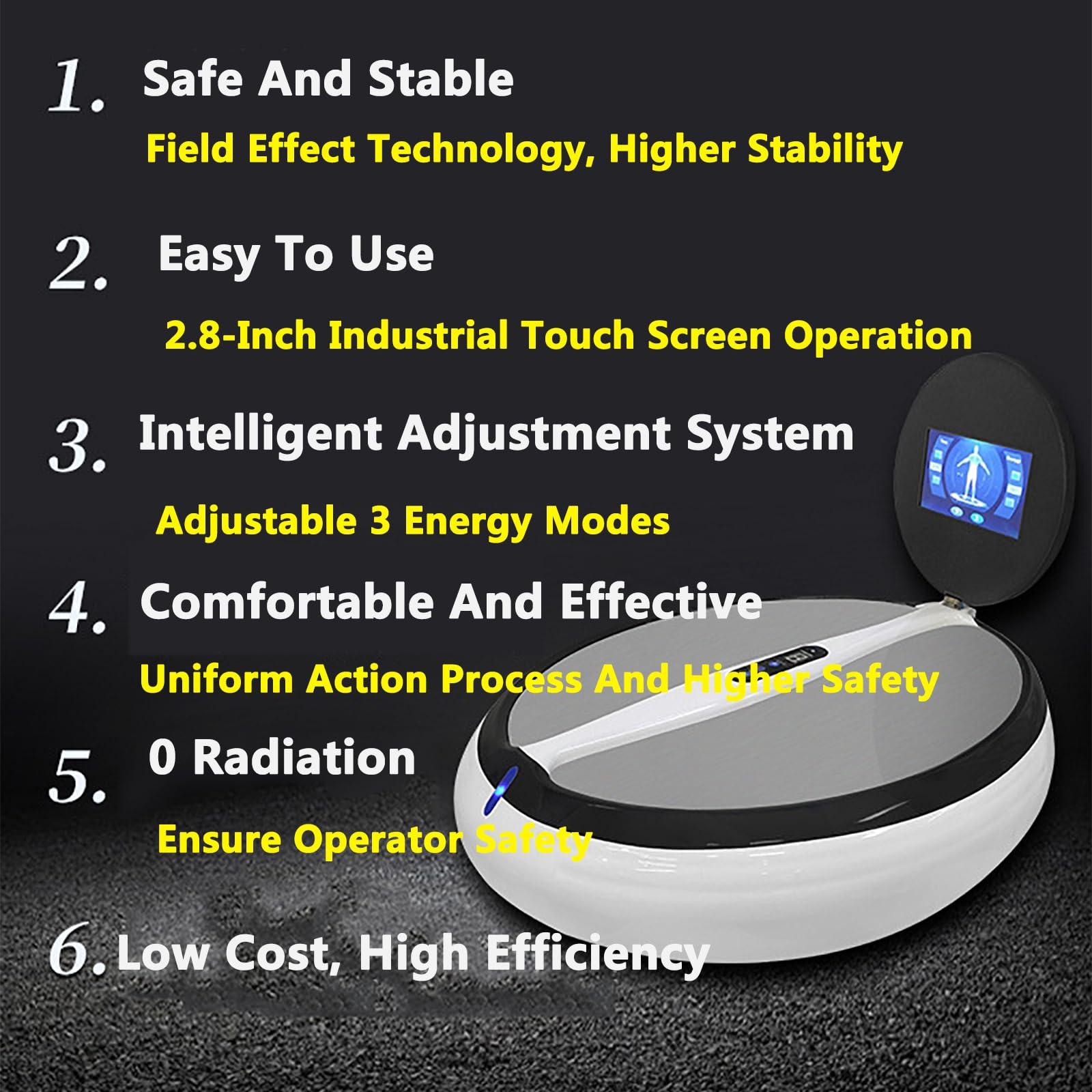 LBMED PEMF Foot Massager Machine, AI Smart Foot Massage Device with Magnetic Energy Frequency: 5mHz and Energy Output:0-40J/cm, Adjustable 3 Levels of Intensity, for Improve Sub-Health