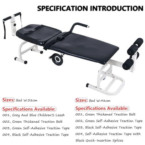 RVUEM RVUEM Massage Traction Bed, Body Stretching Table, Cervical Spine Stretching Device, Massage Bed Device, Massage Bed Table, Cervical Spine Lumbar Traction,Bed W:38cm,003