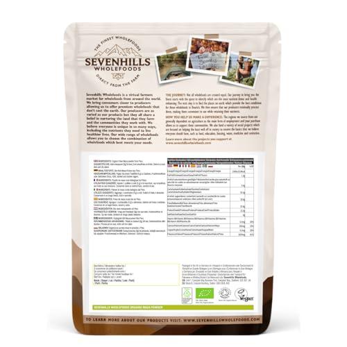 Sevenhills Wholefoods Sevenhills Wholefoods Organic Raw Maca Powder 3kg from Peru | 100% Pure Maca Root Powder Supporting Energy and Endurance | Vegan Friendly | Gluten-Free, Non-GMO | Kosher