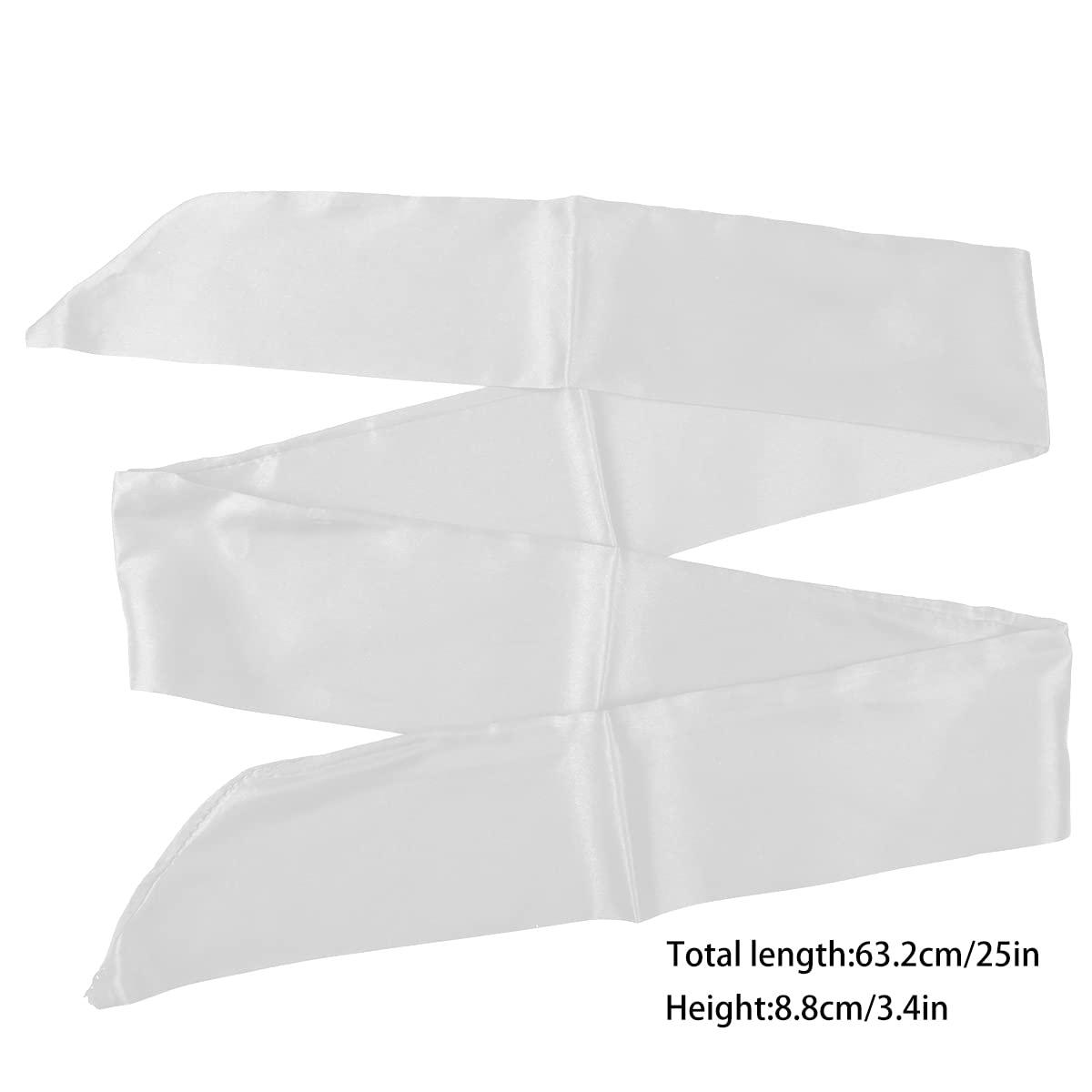 GLADFRESIT GLADFRESIT Silk Satin Blindfold Sleep MaskLuxury Eye Covers for Better SleepBlack White