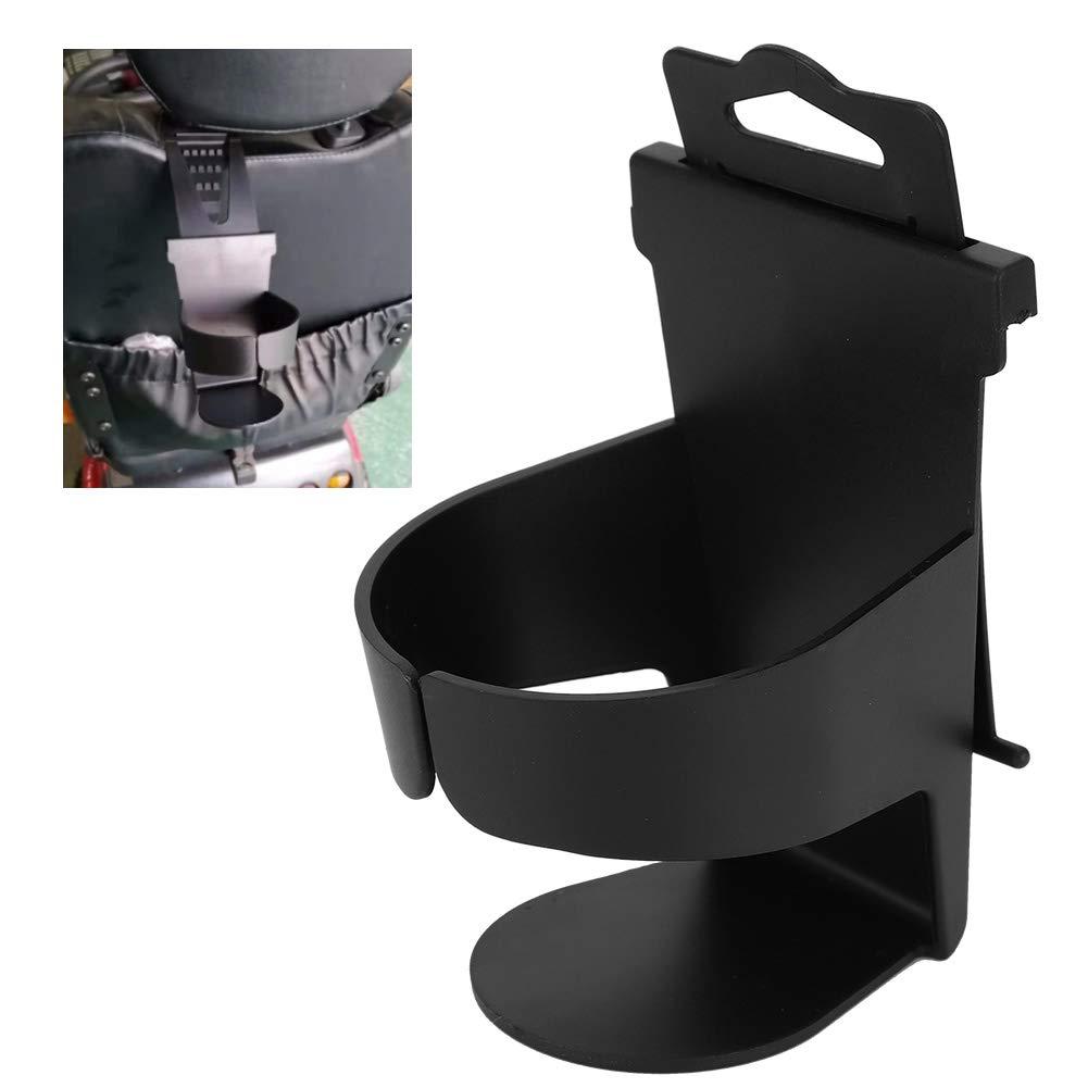 Cosiki Mobility Scooter Cup Holder, Black Durable Fine Craftsmanship Water Bottle Holder, for 70mm or Less Can Be Placed Scooter Wheelchair Elderly Scooter