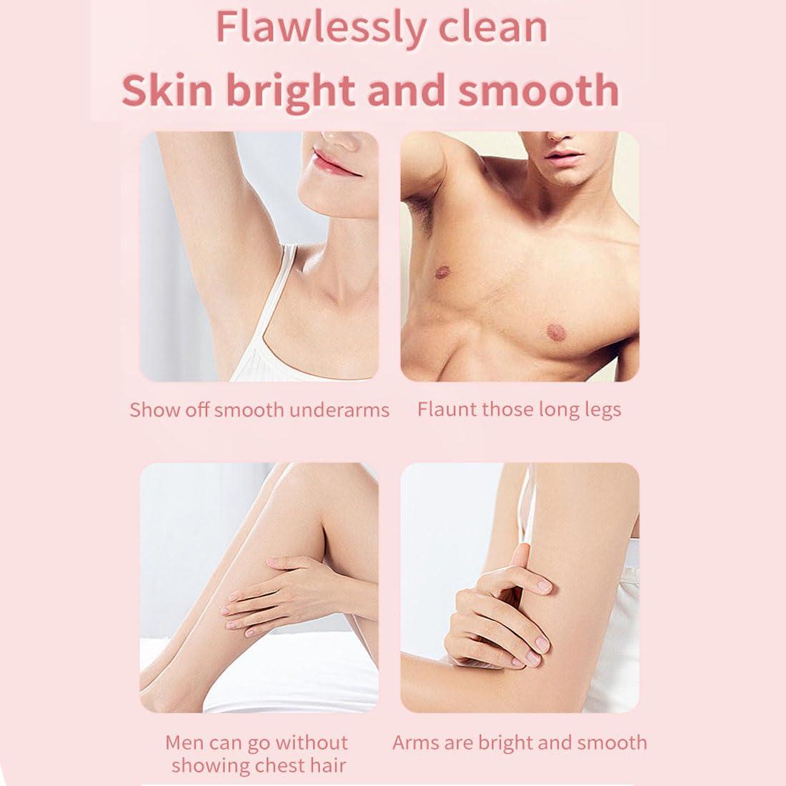 YCYATS Solys Razor, Silk Glide Razor, 2-in-1 Interchangeable Blade Epilator, Wet & Dry Use, Suitable for Different Body Parts (Blue)