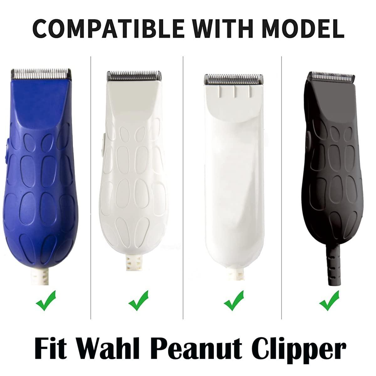 colorski colorski Professional Peanut Clipper Guards 4 Sizes (1/8 to 1/2), Fits Wahl Peanut, White, 4PCS