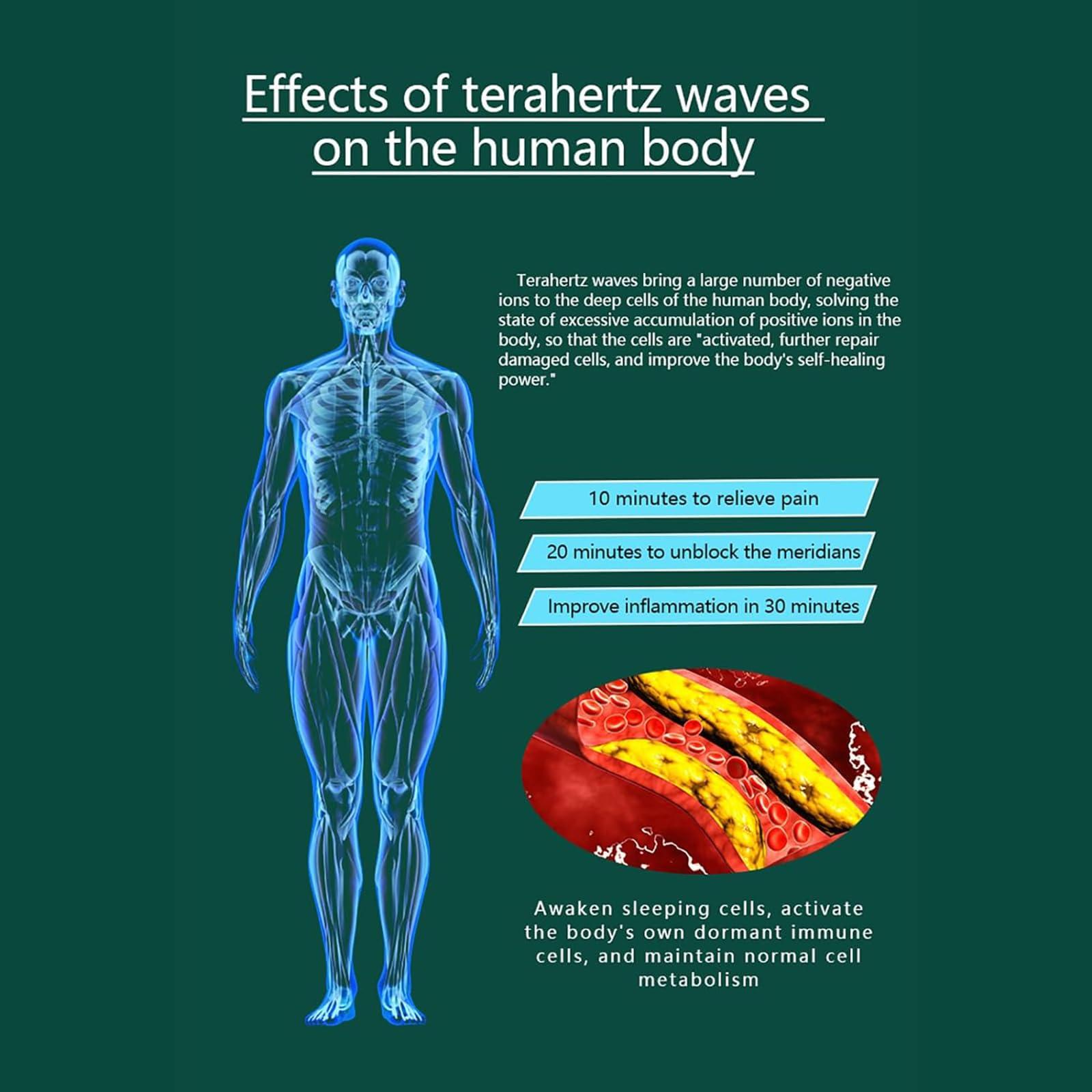 FreshCart Basics Terahertz Physiotherapy Device for Home Salon Spa Club - Light Wave Energy Thermal Therapy Device, Relieve Body Pain, Dredge Meridians, Repair Body