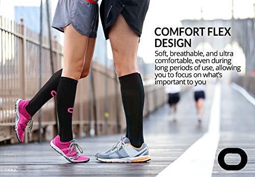 Crucial Compression Crucial Compression Socks for Men & Women (20-30mmHg) Running, Athletic, Travel