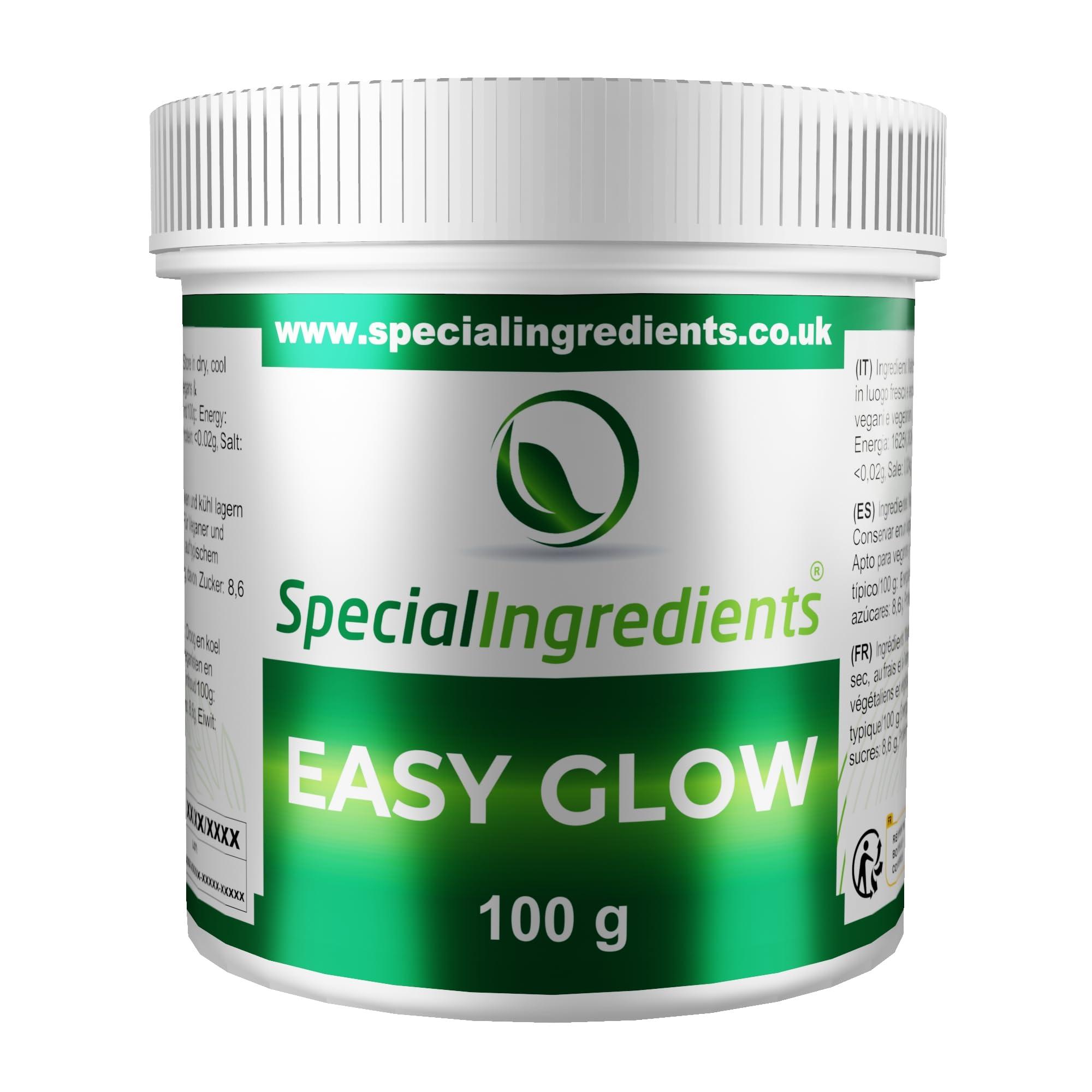 SPECIAL INGREDIENTS Special Ingredients Easy Glow 100g Make Glow in The Dark Food and Drinks Suitable for Vegans, Non-GMO - Recyclable Container