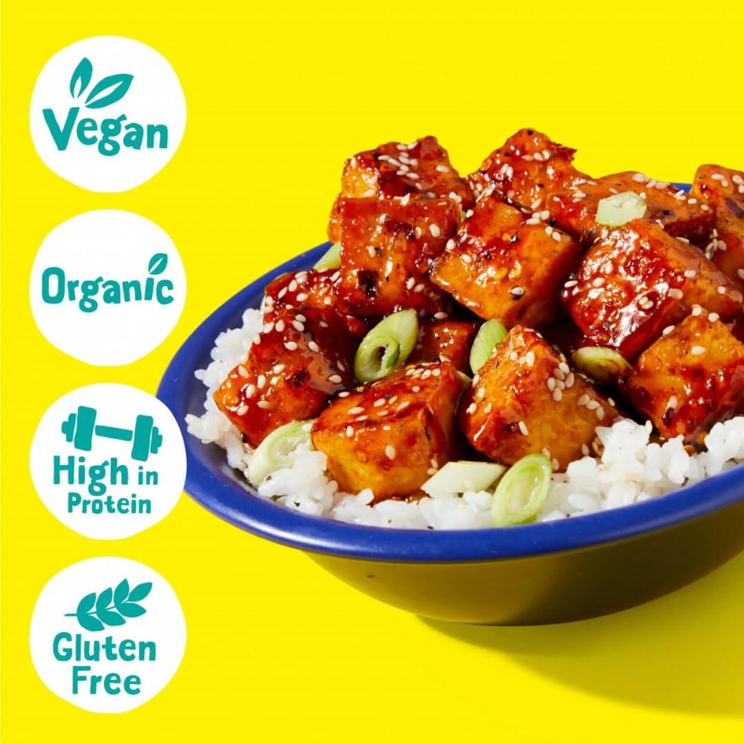 KoalaKoi Tofoo Org Tofu Extra Firm - Handmade in Yorkshire from GM Free Soy bean, Gluten Free, Great Taste Award (3x450g)