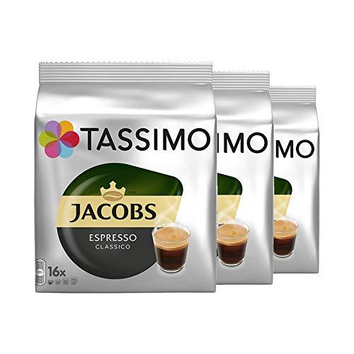 Tassimo Tassimo Jacobs Espresso, Pack of 3, 3 x 16 T-Discs