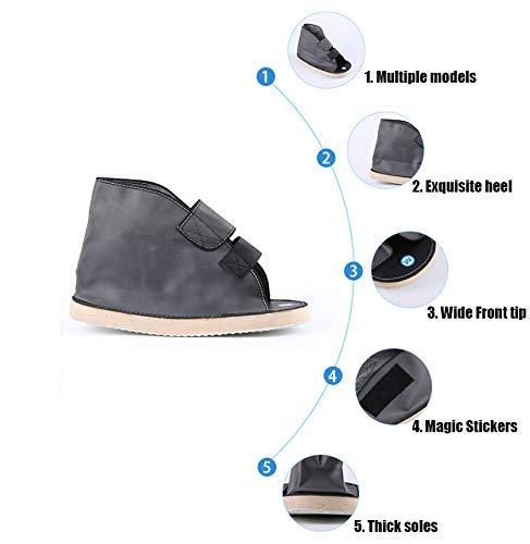 GHzzY GHzzY Post-op Shoe for Broken Toe/Foot Fracture - Medical Walking Boot & Orthopedic Sandal w/Adjustable Straps for Foot Protection & Recovery,L