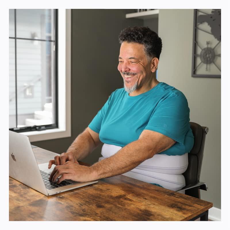 BraceAbility BraceAbility Medical Abdominal Stomach Binder - Belly Band Compression for Diastasis Recti, Postpartum, Post-Surgical Wrap for Tummy Tuck Recovery, Post op Ab Binder for Women and Men (M/L 12\")