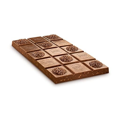Ferrero Rocher FERRERO ROCHER Premium Chocolate Bar, Milk Chocolate and Hazelnut Bar, 8 bars, 720 g
