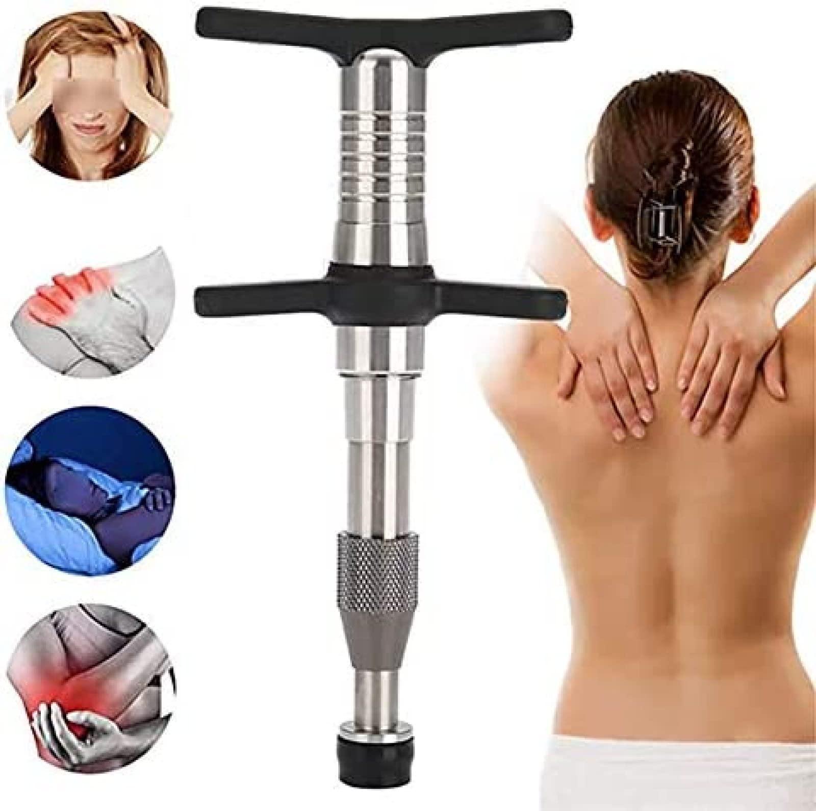 CGonqx Spine Chiropractor Chiropractic Adjusting Tool Impulse Machine Portable Massager For Scoliosis Thoracic Spondylosis Cervical Spondylosis Body Treatment