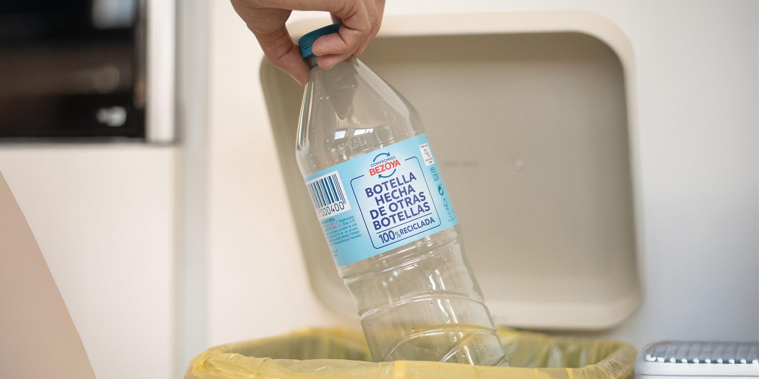 Pascual Bezoya Natural Mineral Water - Pack of 6 x 1L