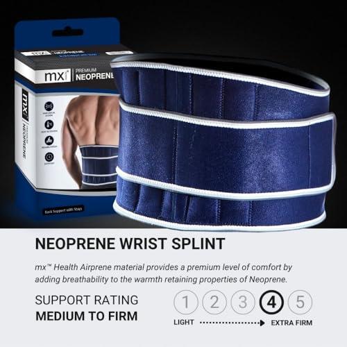 MX Health MX Back Support - Premium Neoprene Universal (L/XL/XXL)