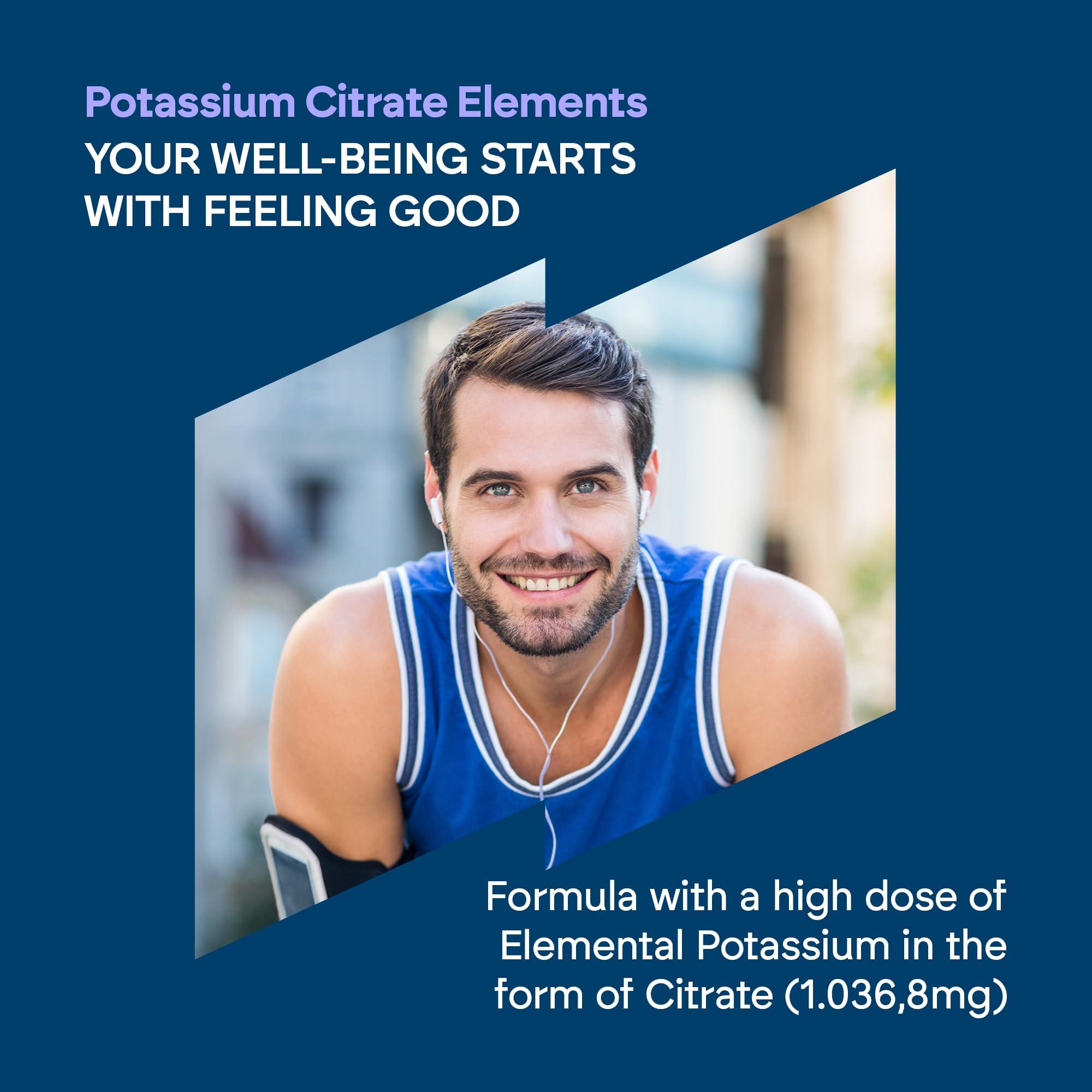 NUTRALIE Potassium - Potassium Citrate - High Dose - 2880mg - Element Pure Potassium +1000mg - Muscle - Potassium Citrate - 180 Tablets - Nutralie