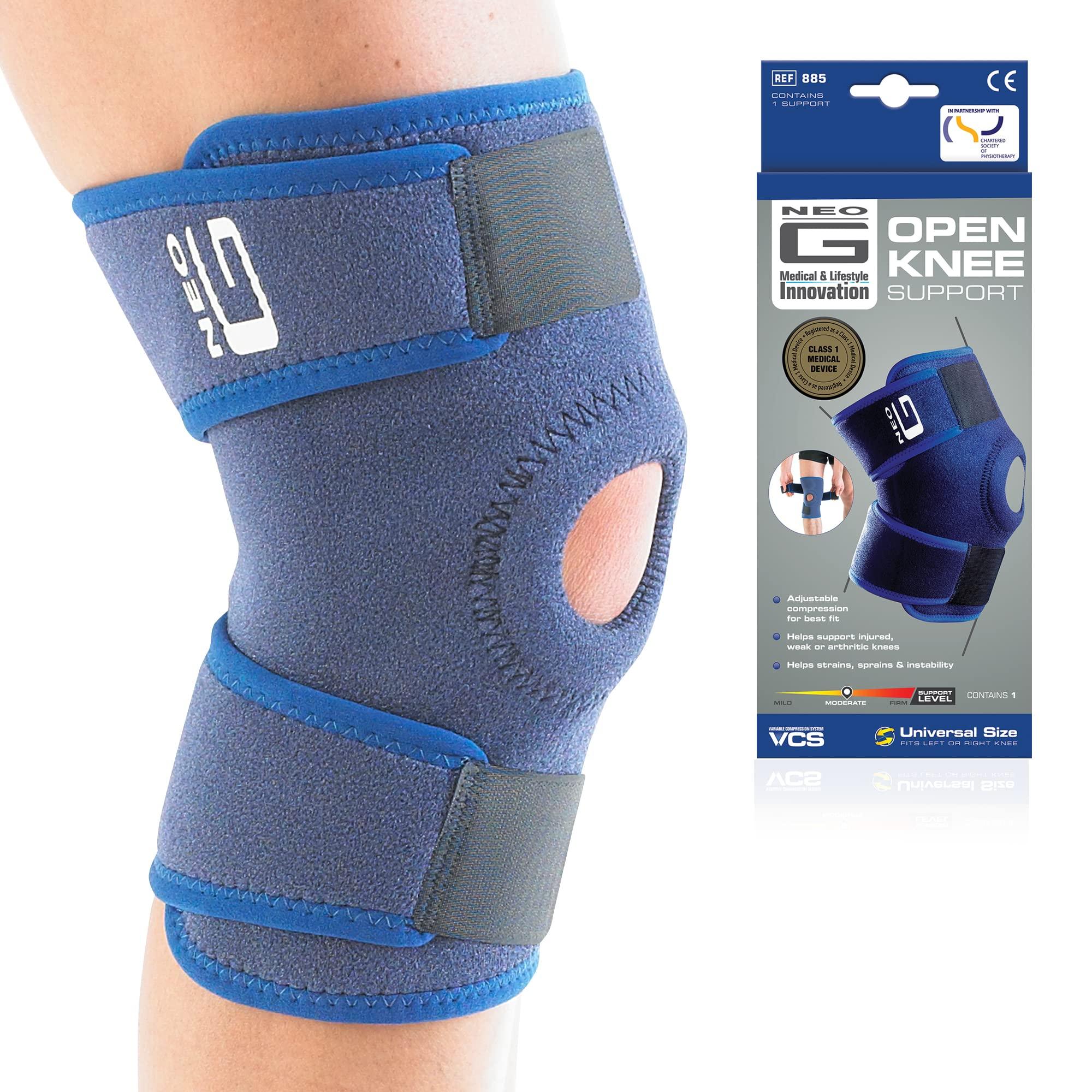 Neo-G Neo-G Knee Support Open Patella - Knee Brace For Arthritis, Joint Pain Relief, ACL, Meniscus Tear, Runners Knee, Walking, Running - Knee Supports for Joint Pain Men and Women - Adjustable