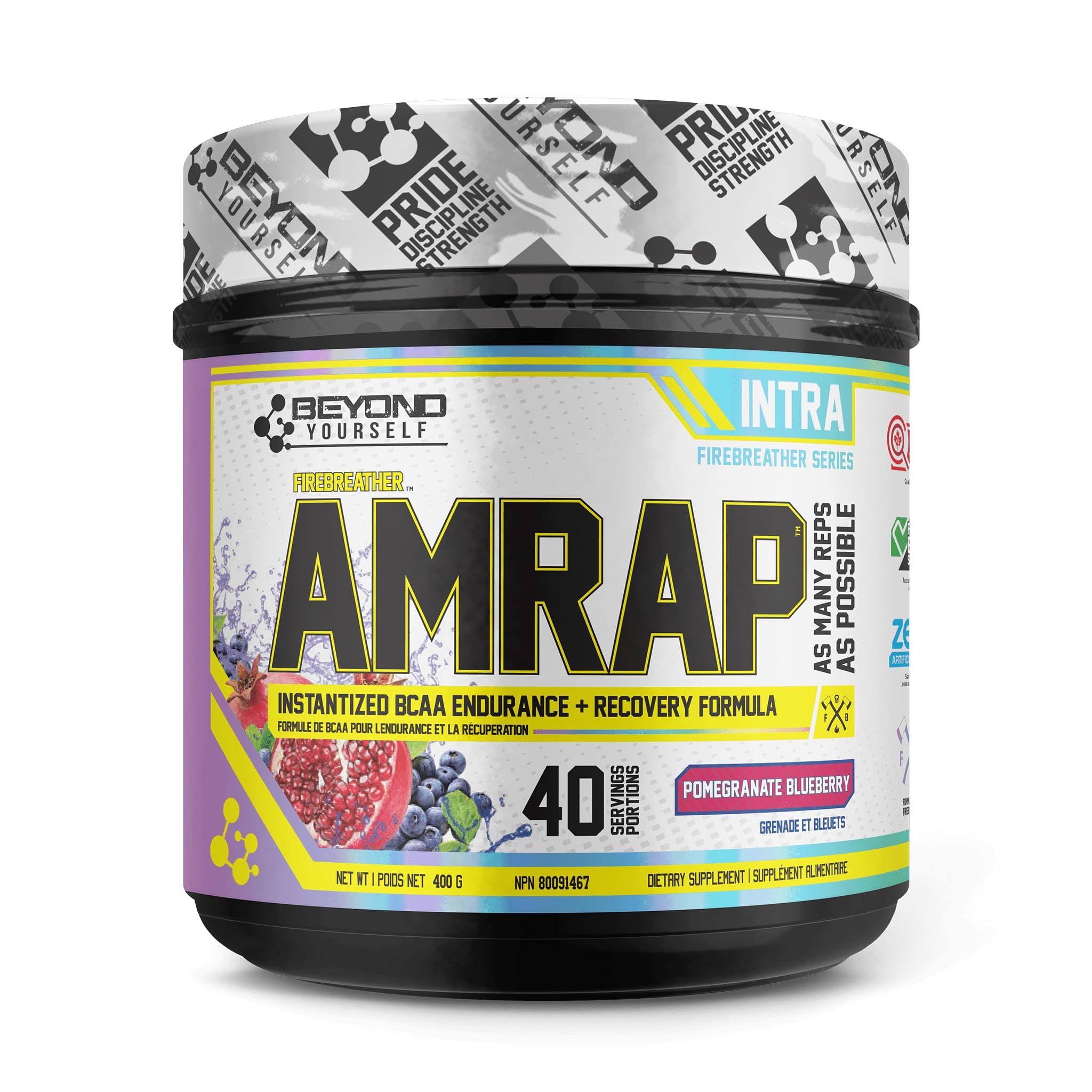 Beyond Yourself Beyond Yourself - AMRAP BCAA Endurance & Recovery Formula | 40 Servings | 7.2g BCAAs in Optimal 4:1:1 Ratio with Added L-Carnitine and Magnesium | Supports Muscle Growth, Recovery, and Fat Metabolism