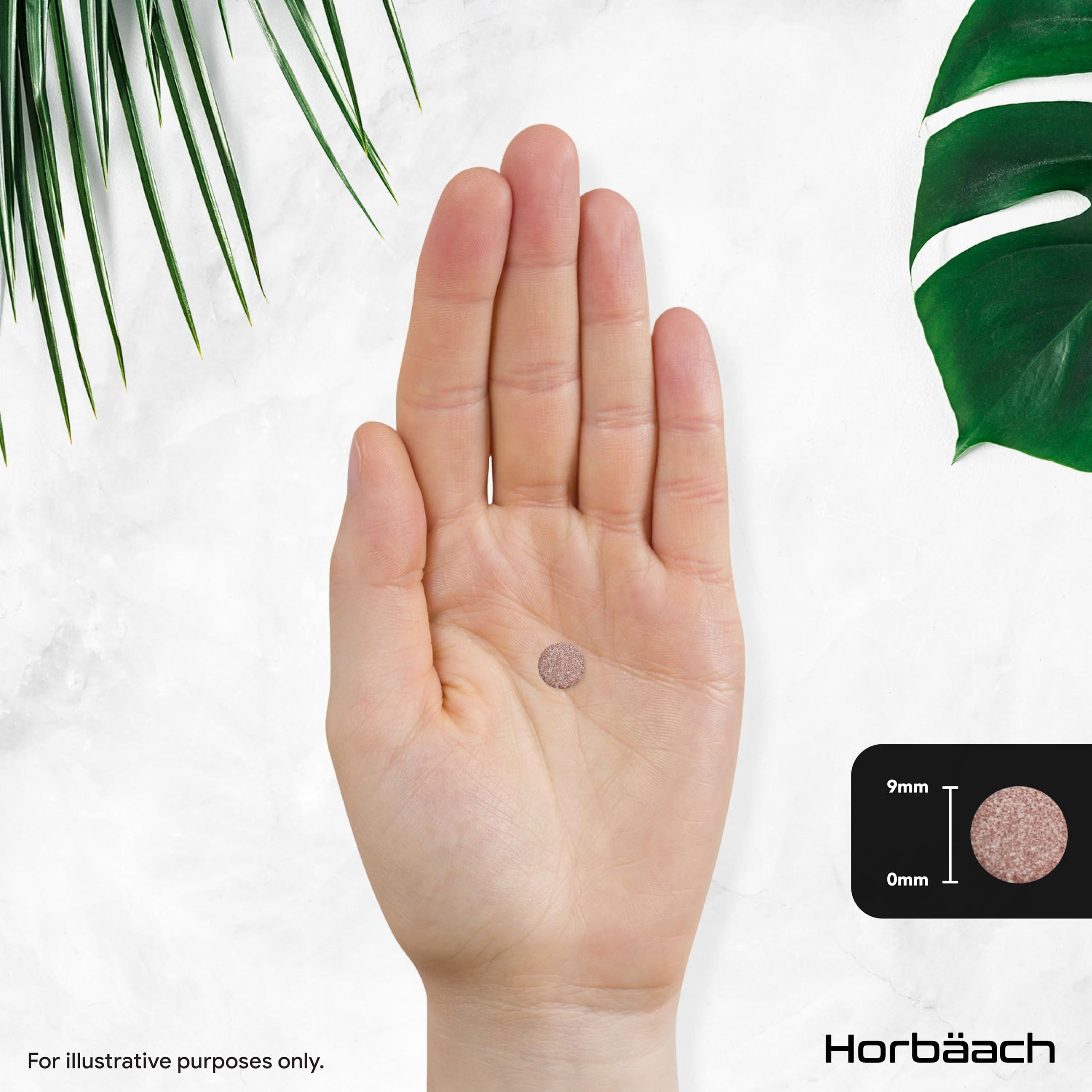 Horbach Black Garlic Tablets 15000mg | 180 Count | High Strength Odourless Concentrated Garlic Extract | Aged Black Garlic Vegan Supplement | by Horbaach