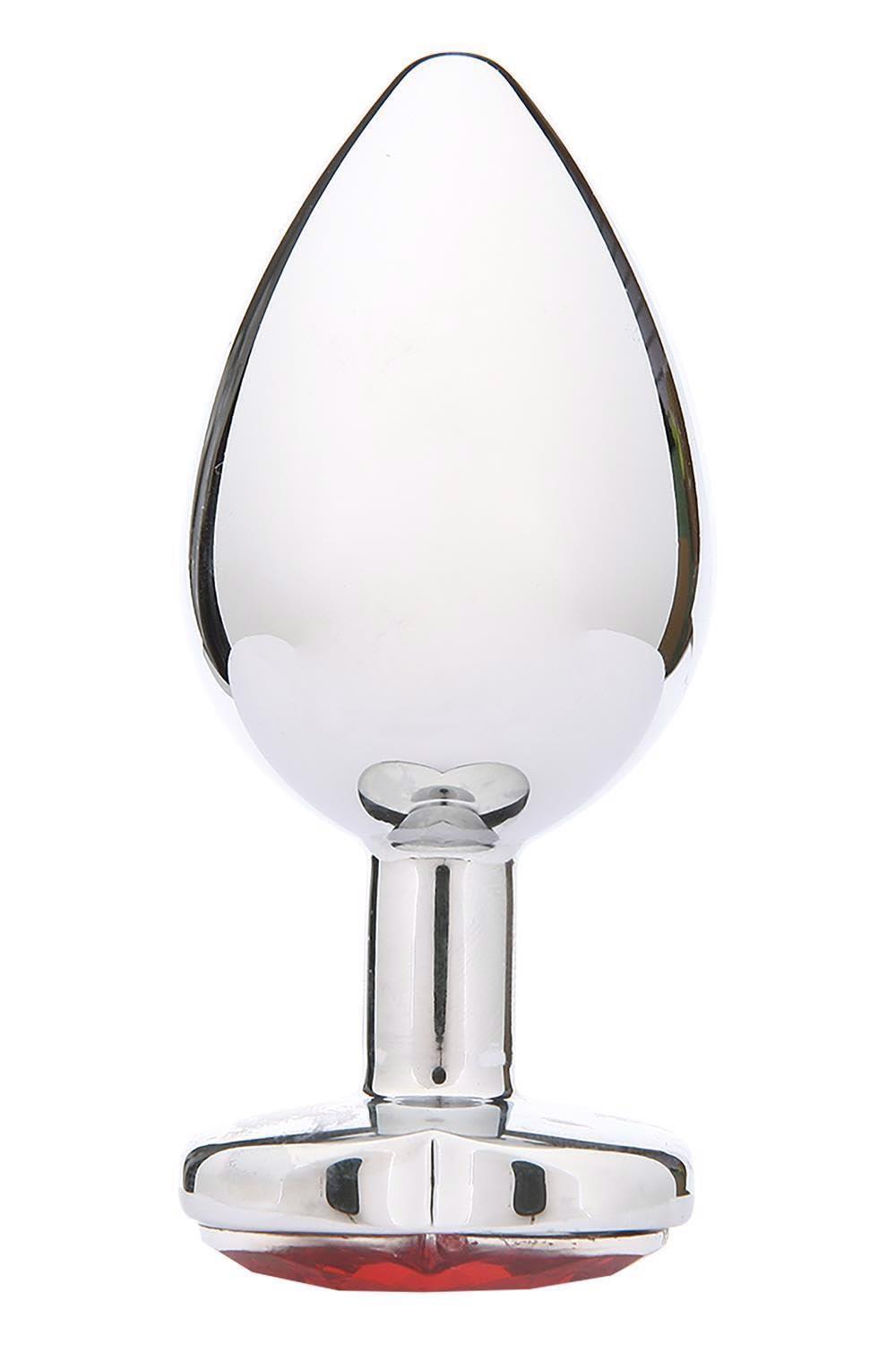 Whipsmart Whipsmart Heartbreaker Metal Butt Plug Large Silver