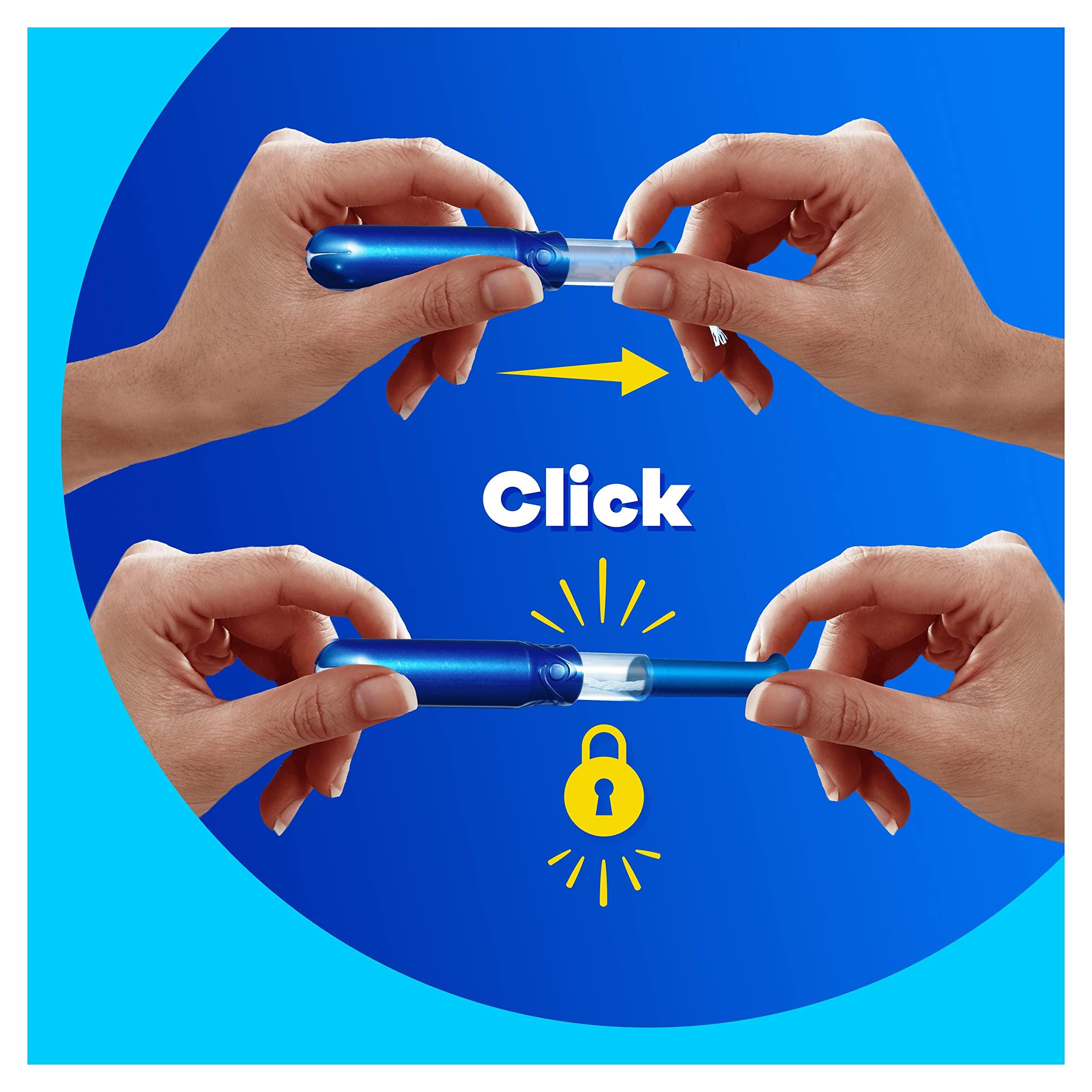 Tampax Tampax Compak Pearl Tampons, Super With Applicator, 64 Tampons (16 x 4 Packs), Leak Protection And Discretion