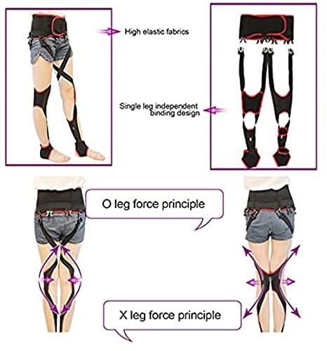 Tapef@ O/X Leg Type Correction Belt Adjustable Leg Correction Band, Correction Brace Belt Knock Knees Valgus Deformity Bow Legs Band Straighten Belt-L