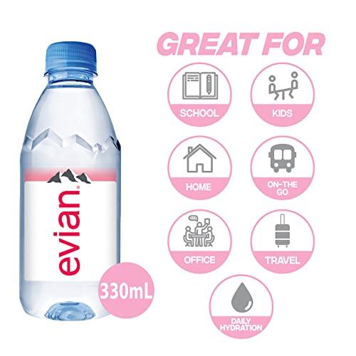 evian Evian Still Mineral Water 330 ml (Pack of 24)