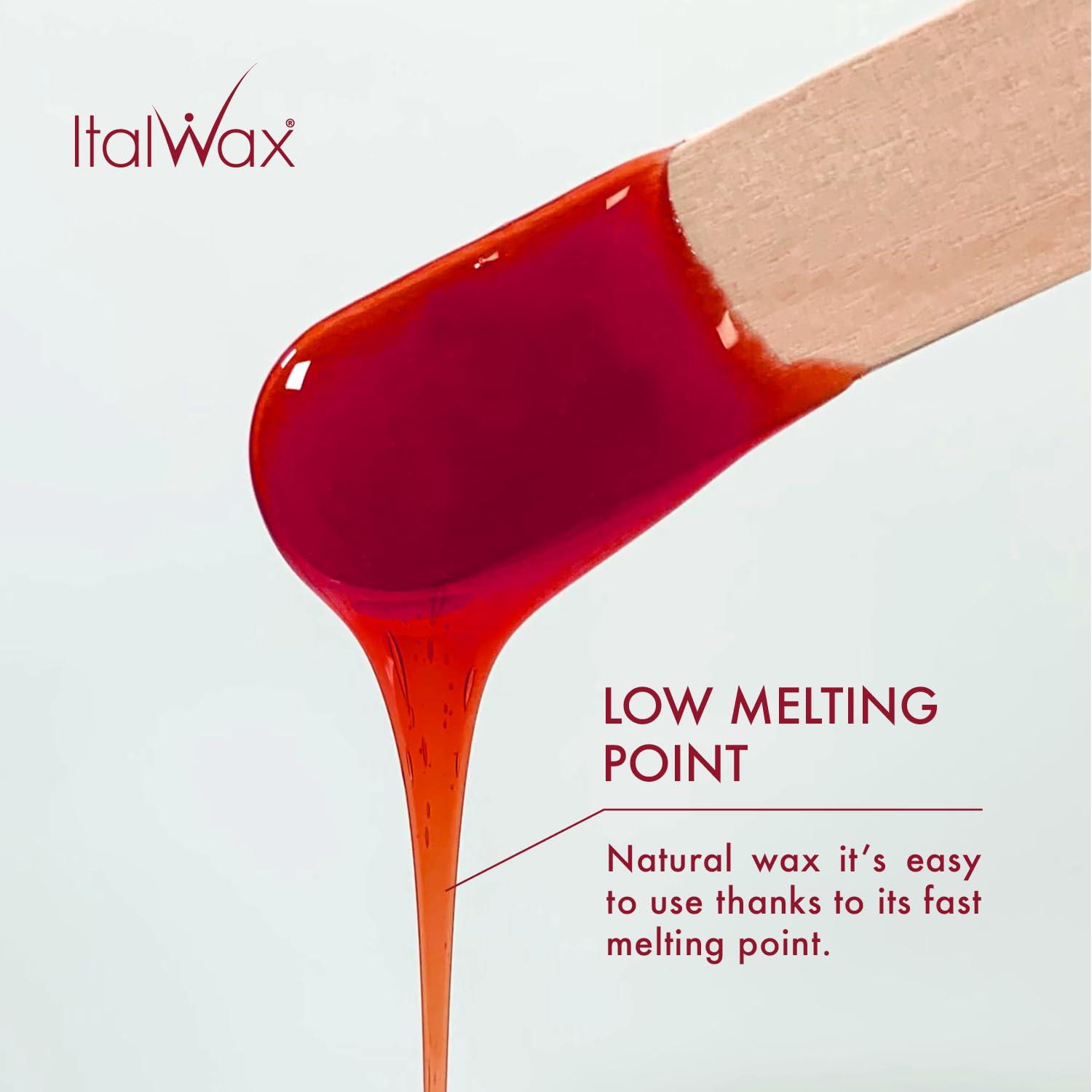 Italwax Italwax Hard Film Wax Rose 500g/ Sensitive Wax