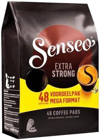 Senseo Douwe Egberts Senseo Coffee Pods Pick Any 3 packs (48 Coffee Pods Each Pack) from 8 Blend Inc: Classic, Espresso, Strong, Extra Strong, Mild, Gold(100% Arabica), Mocca, Decaf Total 144 Pods Mega Pack