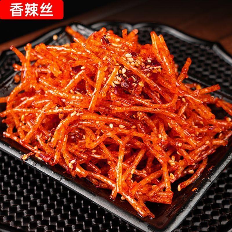 wasailuo Hunan special spicy snack snacks, spicy silk spicy bar, delicious Chinese snack gifts, snack food, small gluten,Handmade classic latiao,Healthy snack (mixed,20 packs)