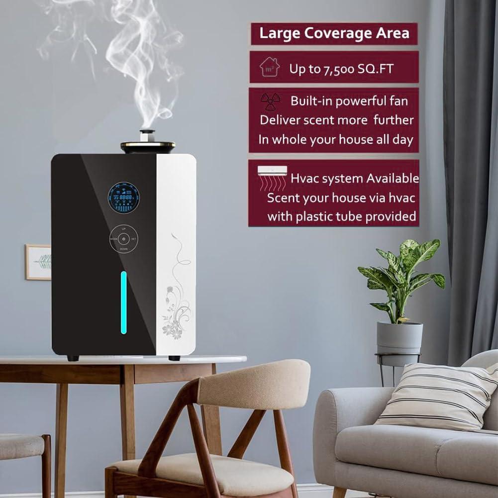 FreshCart Basics Air Scent Diffuser - Commercial Fragrance Machine for Hotel, Office, Theater, Spa - Quiet Smart Nebulizing Aroma Diffuser with Coverage