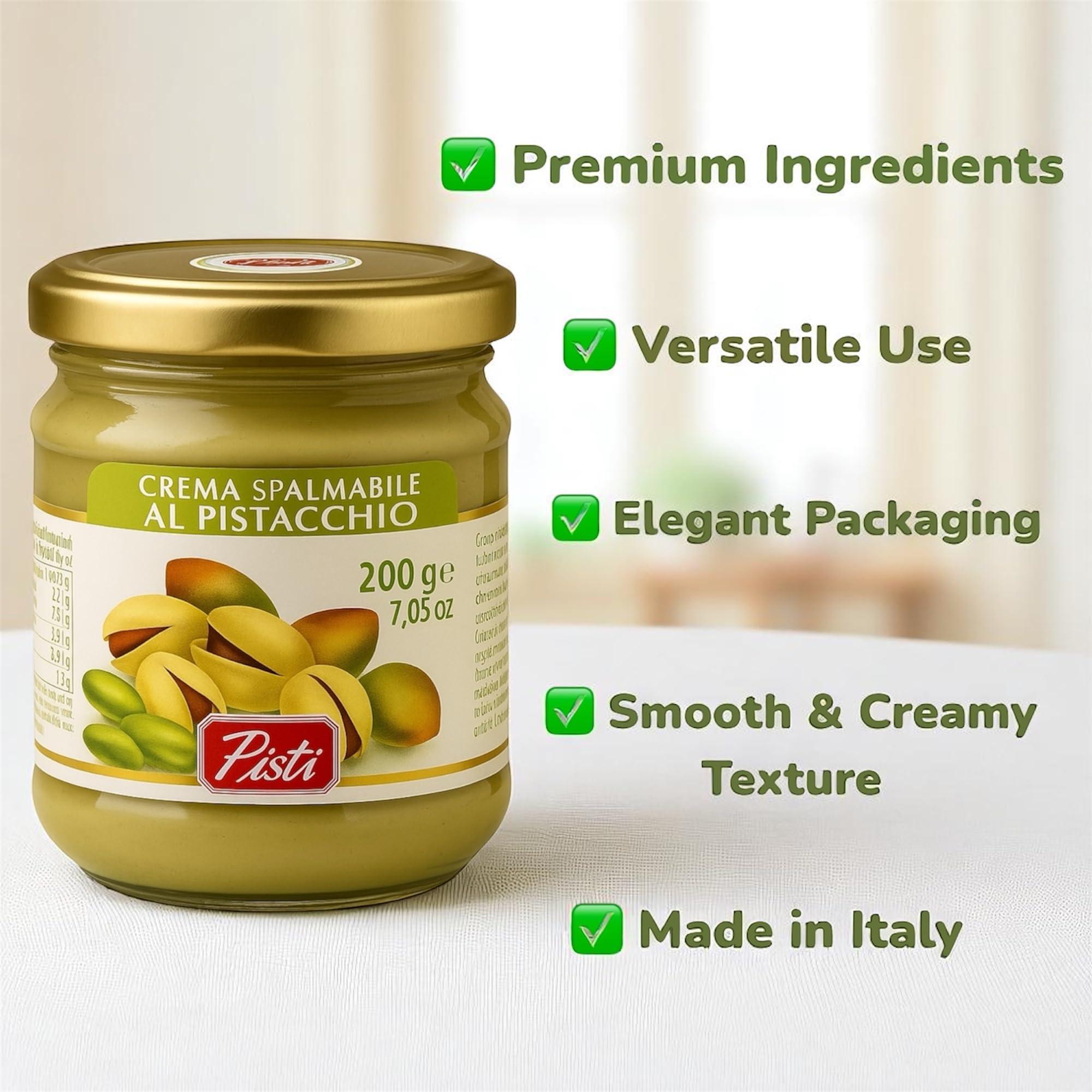 Pisti Pisti Sicilian Pistachio Cream Spread 200g
