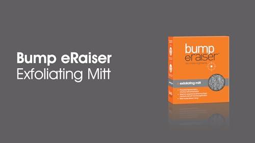 Bump eRaiser Bump Eraiser Exfoliating Mitt for use After Hair Removal To Reduce the Chances of Ingrown Hairs or before Tanning