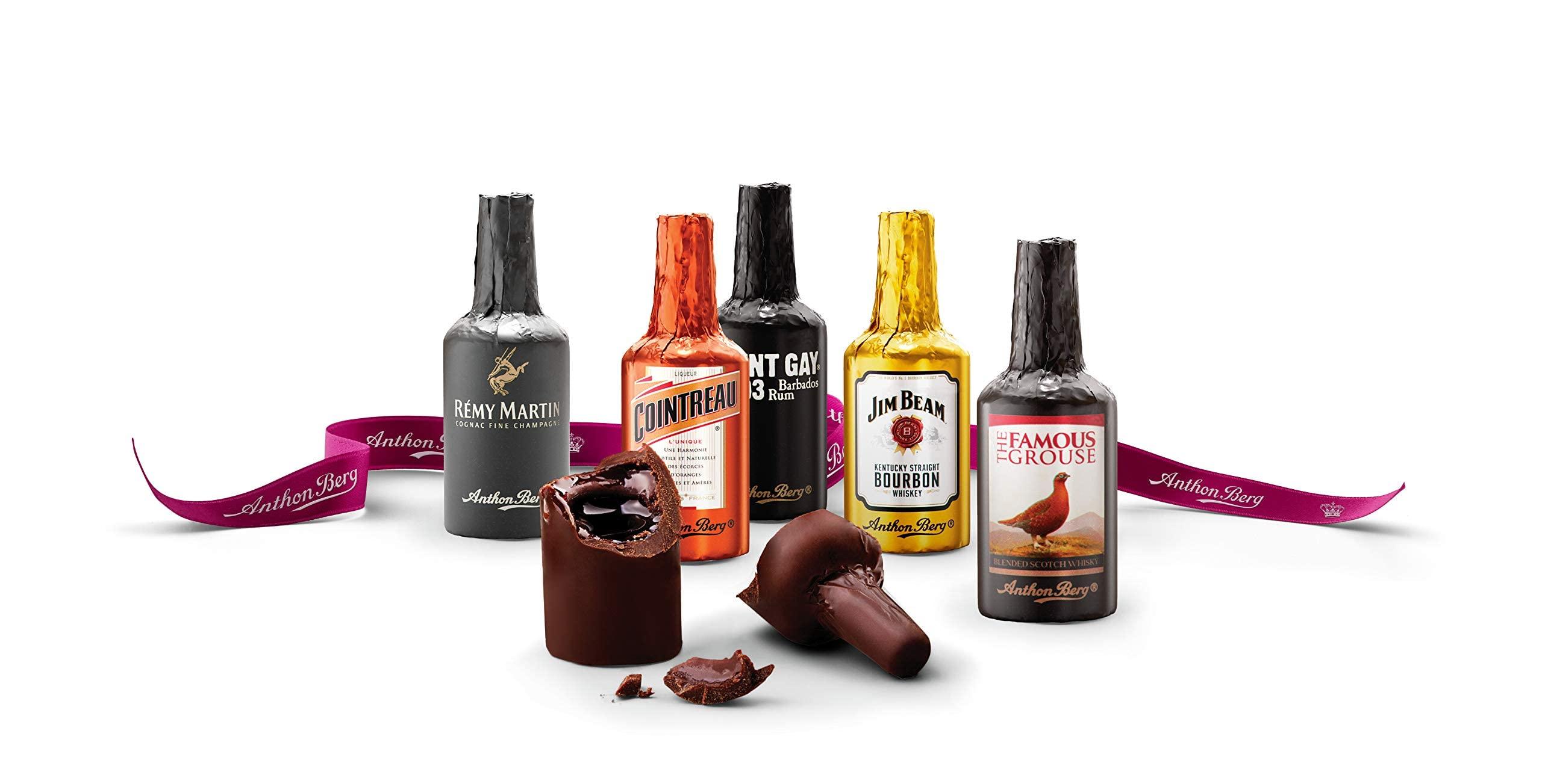 Anthon Berg Anthon Berg - Chocolate Liqueurs - Famous Liqueur Brands - 64 bottles 1000g - With a Delicious Liquid Filling