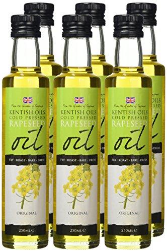 Kent Crisps Limited Kentish Oils Extra Virgin Rapeseed Oil 250 ml (pack of 6)