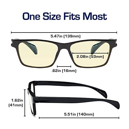 Gamma Ray Optics GAMMA RAY FLEXLITE GR OR-003-C1 Computer Glasses Without Magnification in Flexible Frame Anti UV Blue Light and Anti Harmful Glare