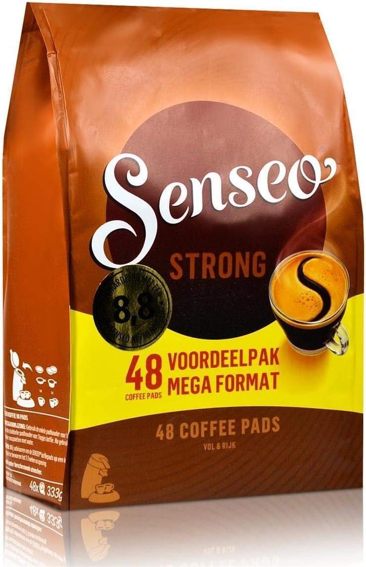 Senseo Douwe Egberts Senseo Coffee Pods Pick Any 3 packs (48 Coffee Pods Each Pack) from 8 Blend Inc: Classic, Espresso, Strong, Extra Strong, Mild, Gold(100% Arabica), Mocca, Decaf Total 144 Pods Mega Pack