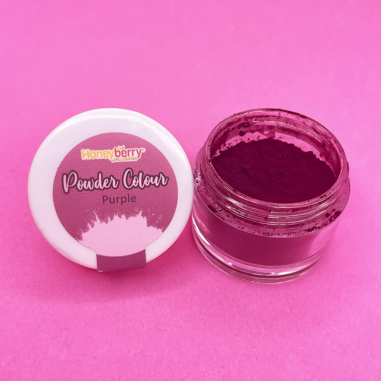 Honeyberry Edible Powder Colours Multipack (6 x 3.5g Jar) - Natural Food Grade Colouring Powders for Cooking, Baking, Icing and Cake Decorating - High Strength Food Colouring Dust for Vibrant Results (Warm)