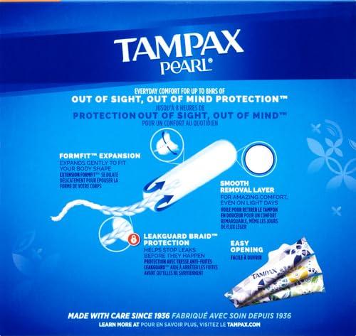 Tampax Tampax Pearl Plastic Tampons, Super Plus Absorbency, Scented, 36 tampons