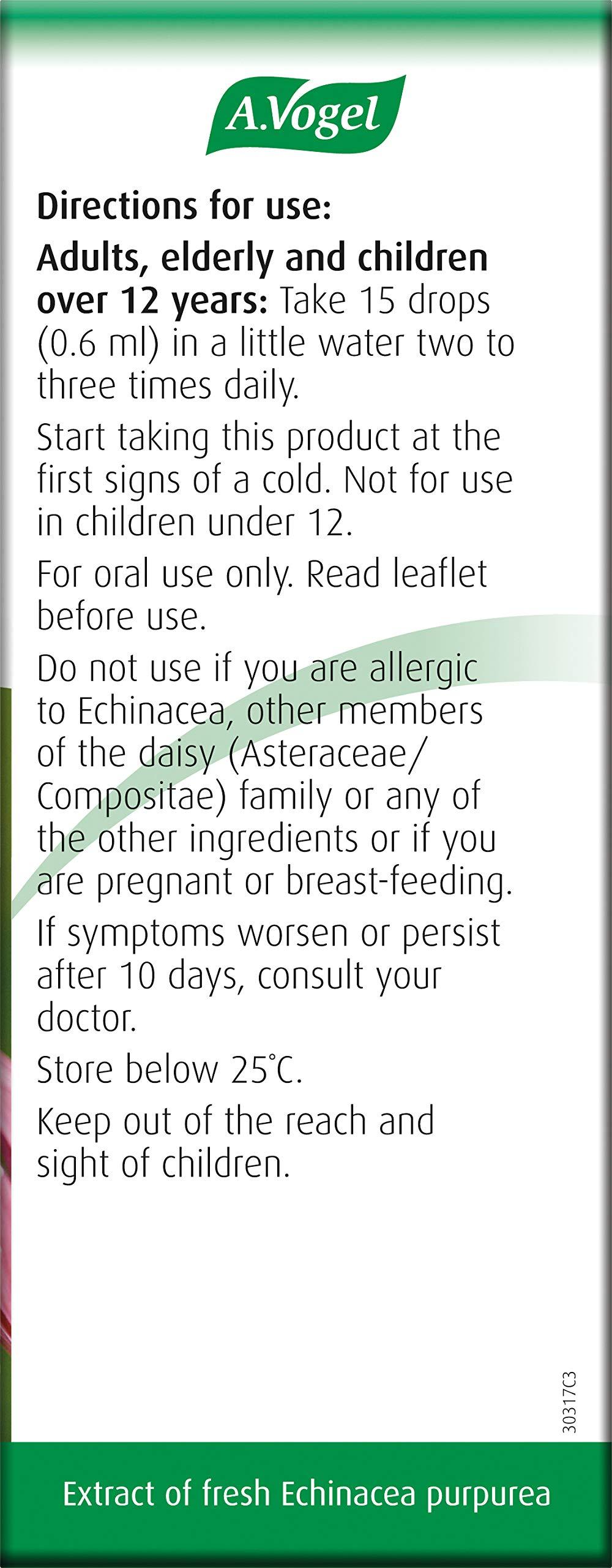 A.Vogel A.Vogel Echinaforce Echinacea Drops | Relieves Cold & Flu Symptoms by Supporting The Immune System | 100 ml