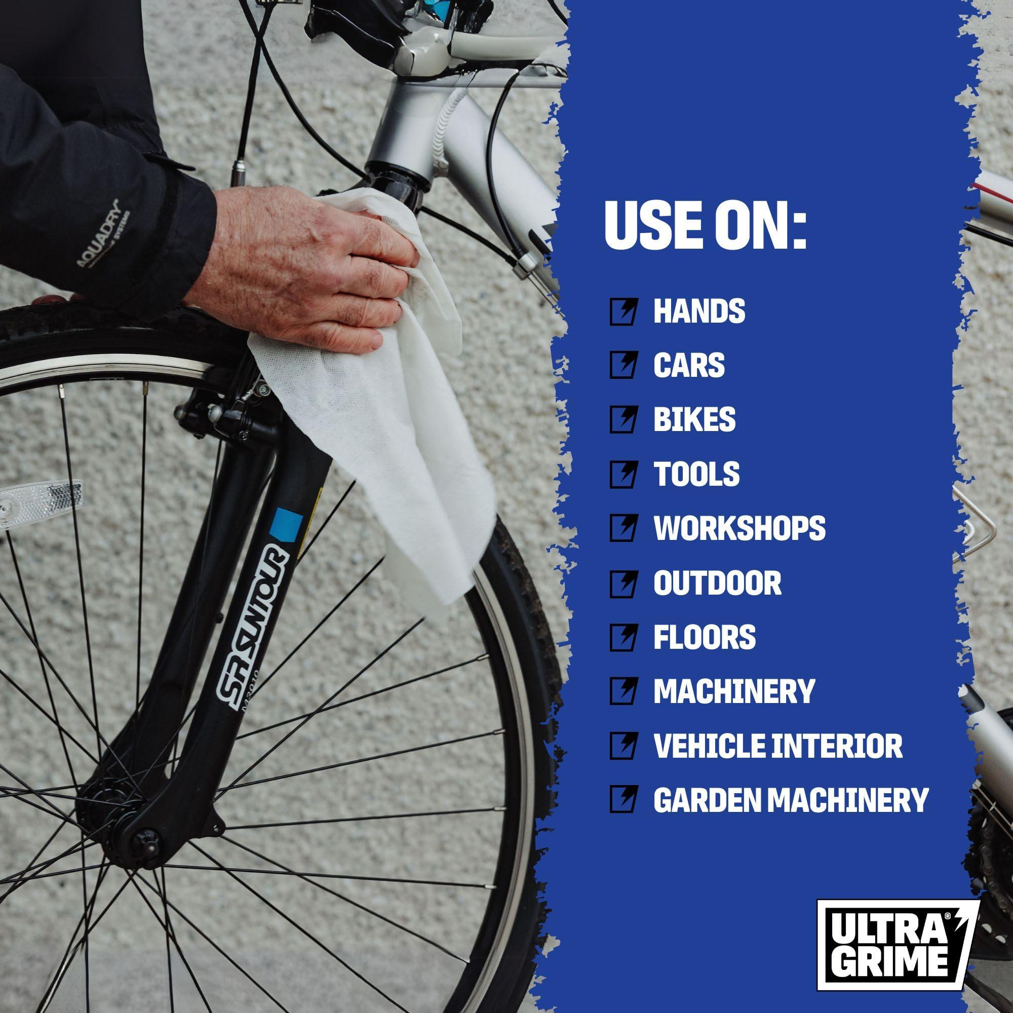 UltraGrime UltraGrime XXL Wipes - Heavy Duty 80 Thick Multi Purpose Wipes for DIY & Paint Removal