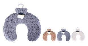 DTD QUALITY MATTERS Neck & Shoulder Hot Water Bottle Ideal for Keeping Your Neck & Shoulder Warm Plush Warm Water Bag-Help Provide Warmth and Comfort Great for Pain Relief. (Brown)