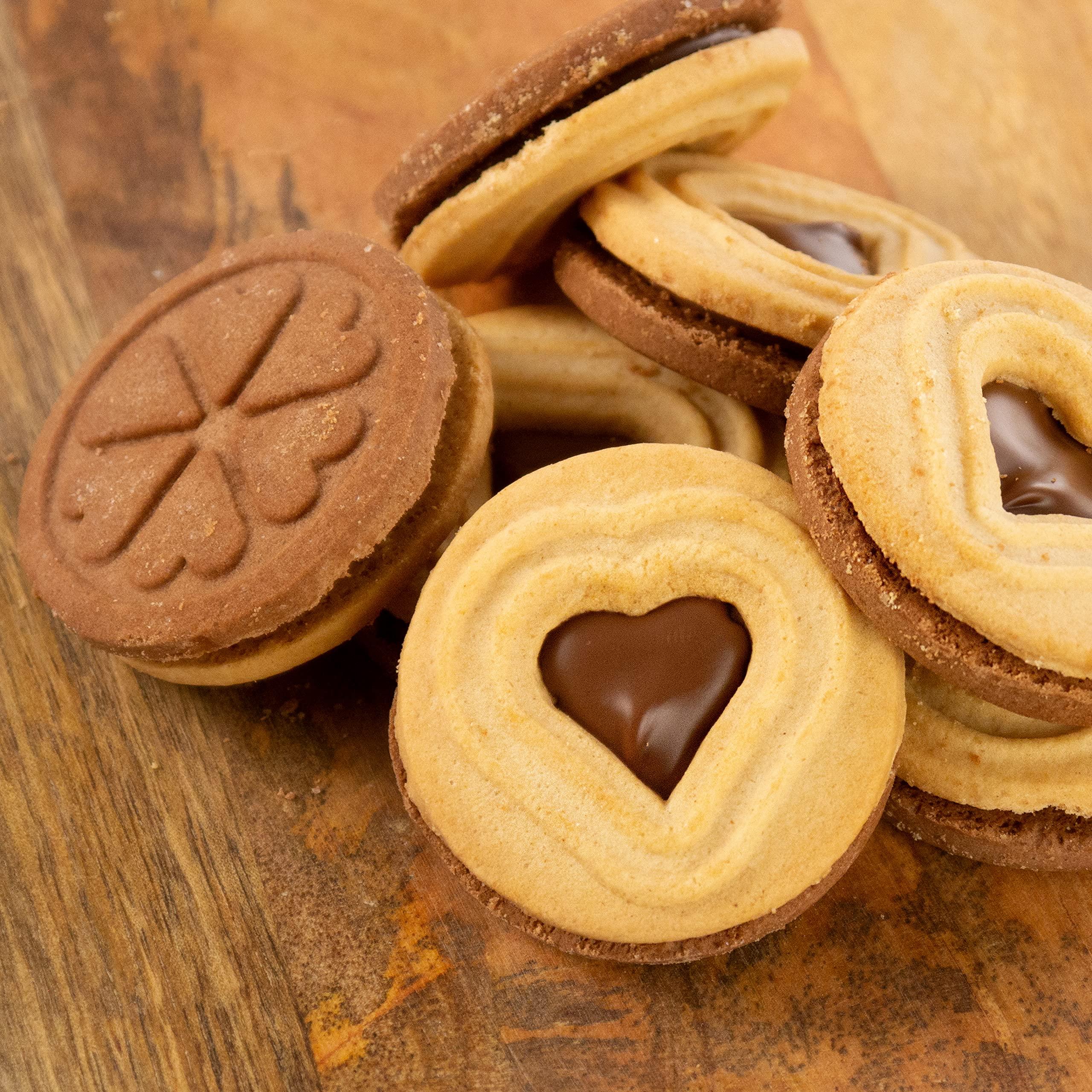 Ikea Ikea KAFFEREP Swedish Heart-Shaped Biscuits with Chocolate-Flavoured Filling - Set of 3 x 176g Packs
