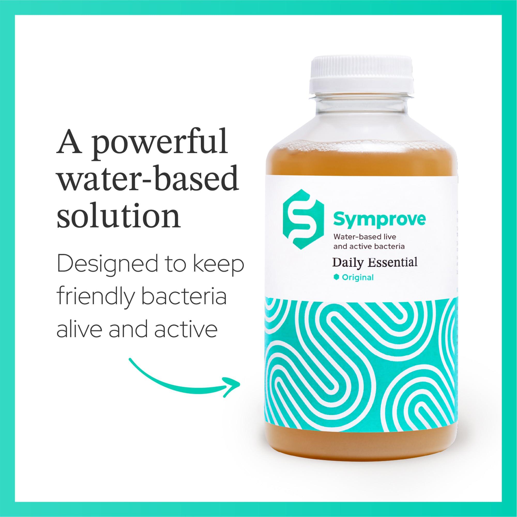 Symprove Symprove Original 12-Week Pack | Daily Essential Gut Health Supplement | Probiotic Drink with Live Bacteria, Vegan | 12x500ml