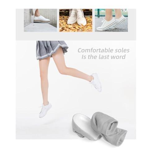 Sunmeit Sunmeit 1 Pair Invisible Cave Socks Gel Heel Protection Orthopaedic Valve Support Insoles Insole Unisex Pink