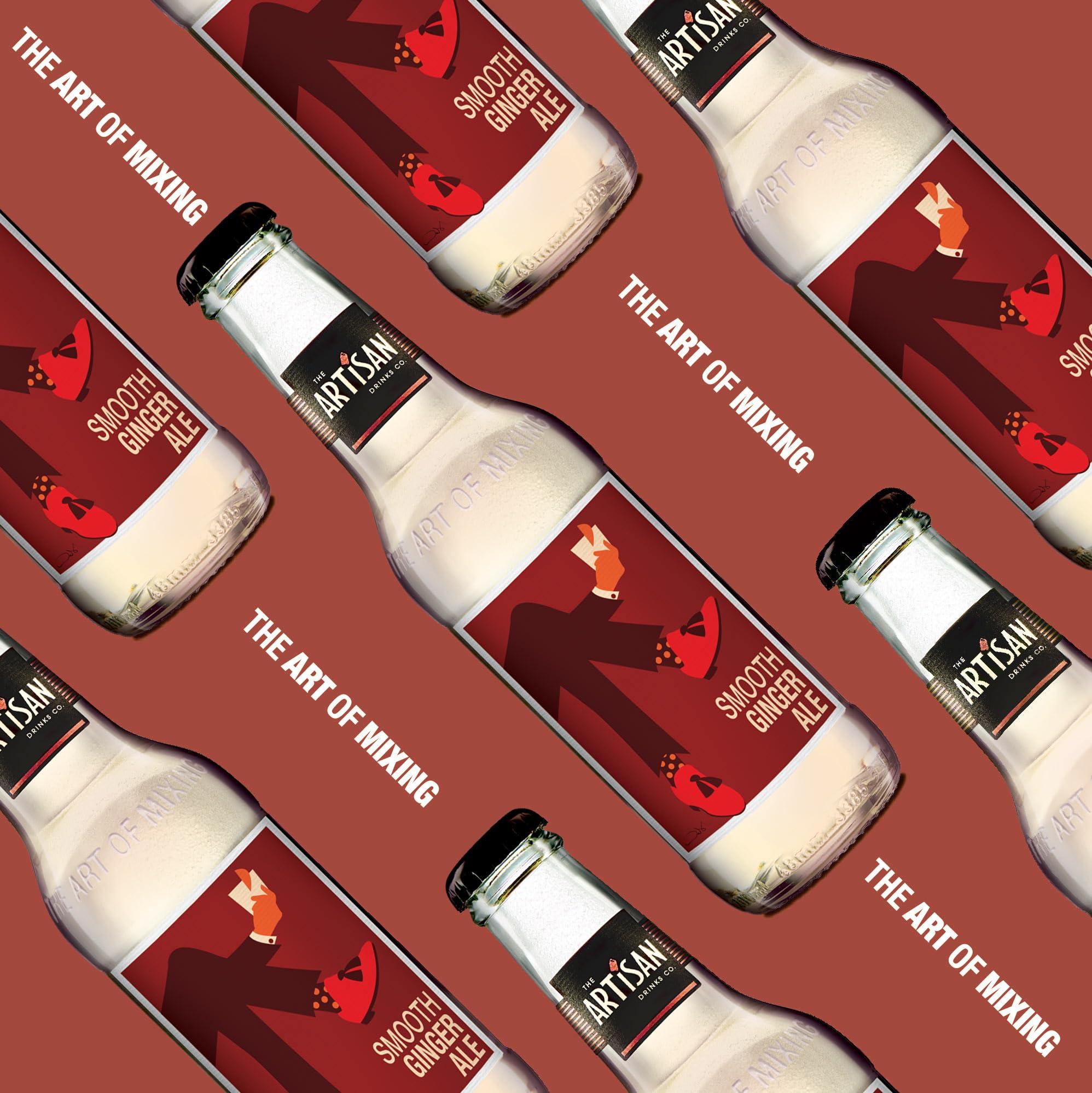 The Artisan Drinks Company The Artisan Drinks Company Smooth Ginger Ale - 200mlx24 Bottles of Ginger Ale - Natural Ingredients - the perfect partner for dark spirits such as Whiskey and Rum
